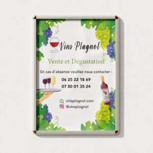 Mock up d'Affiche pour le vignoble Vins Plagnol (Affiches)