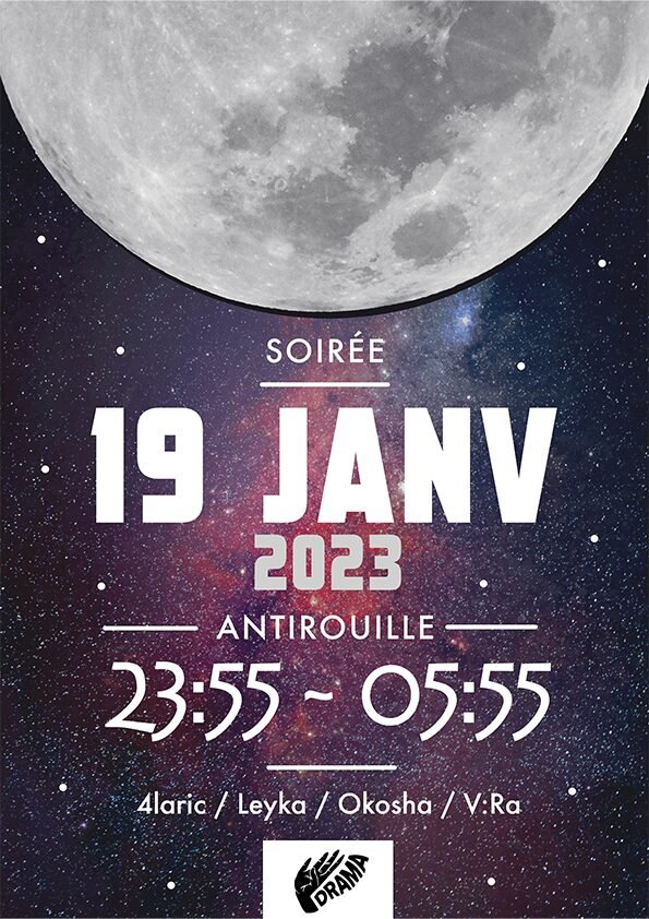 Affiche pour soirée du collectif Drama (Affiches)