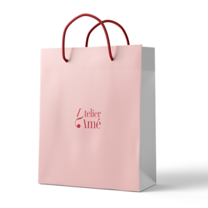 Mock up sac en papier pour la marque atelier amé PORTFOLIO  - Logos / Identités Visuelles