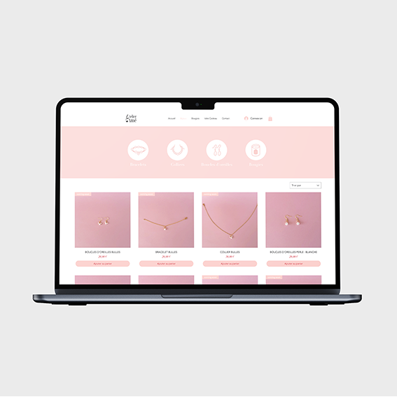 mock up ordi site web atelier ame