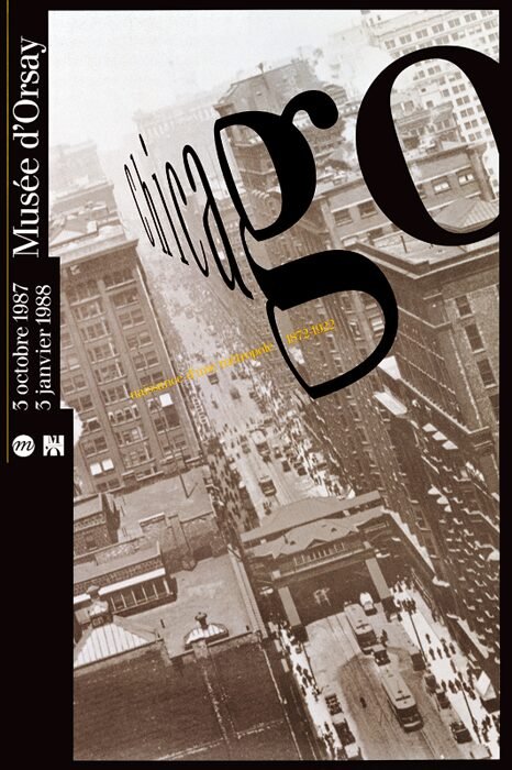 Affiche "chicago, naissance d'une métropole "